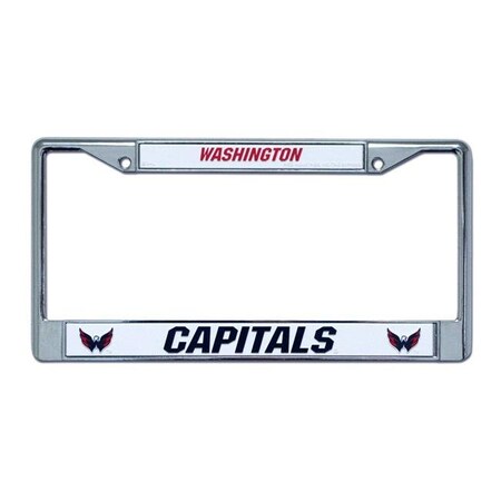 Rico Washington Capitals License Plate Frame Chrome 9474601239